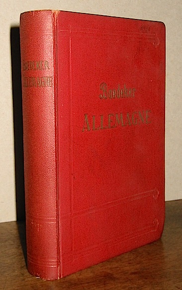Karl Baedeker Allemagne le rail et la route. Guide du touriste... avec 33 cartes, 75 plans et une grande carte routière. Quinzième edition 1936 Leipzig Karl Baedeker